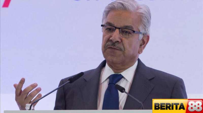 profil muhammad asif menteri pertahanan pakistan yang berani balas serangan india