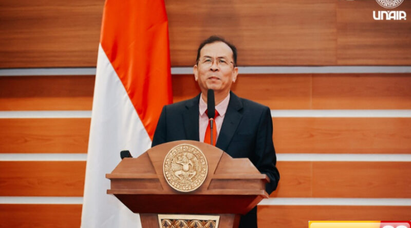 profil pendidikan prof muhammad madyan rektor unair periode 2025 2030