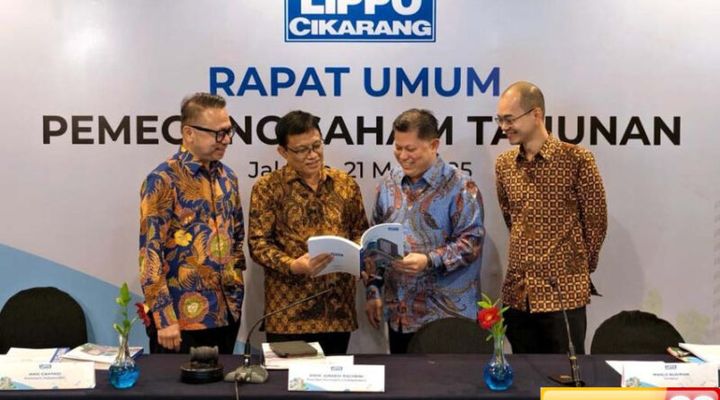 rupst 2025 lippo cikarang umumkan susunan dewan komisaris dan direksi baru