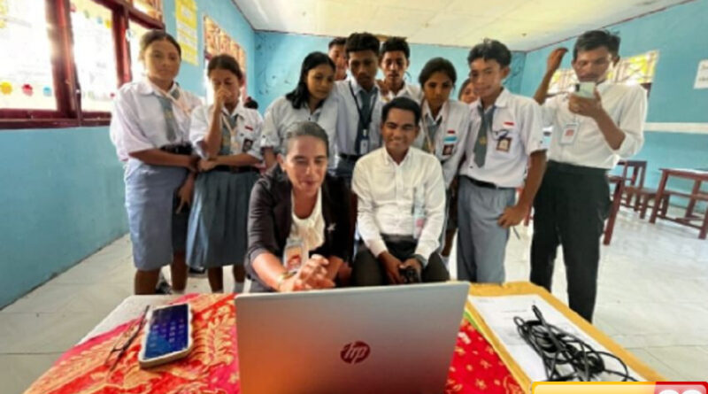 sma di pelosok maluku utara semakin banyak bisa akses internet