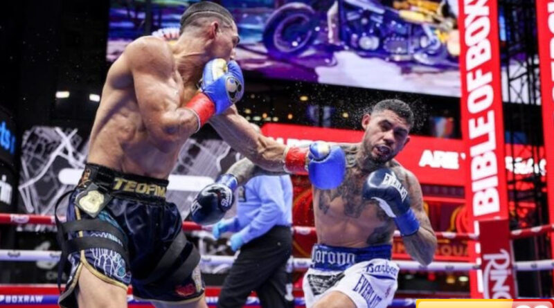 teofimo lopez nodai rekor tak terkalahkan arnold barboza pertahankan sabuk wbo