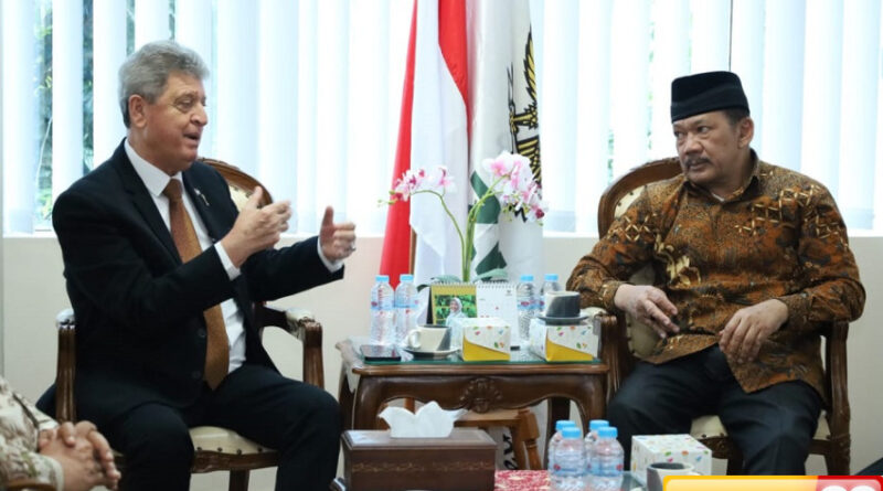 terima kunjungan dubes palestina baznas ri komitmen bantu warga gaza