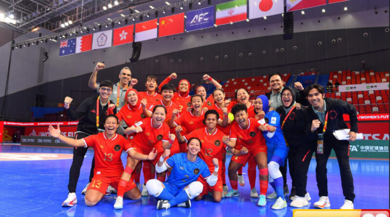 timnas futsal putri indonesia tundukkan bahrain 5 1 dan lolos ke babak quarter final