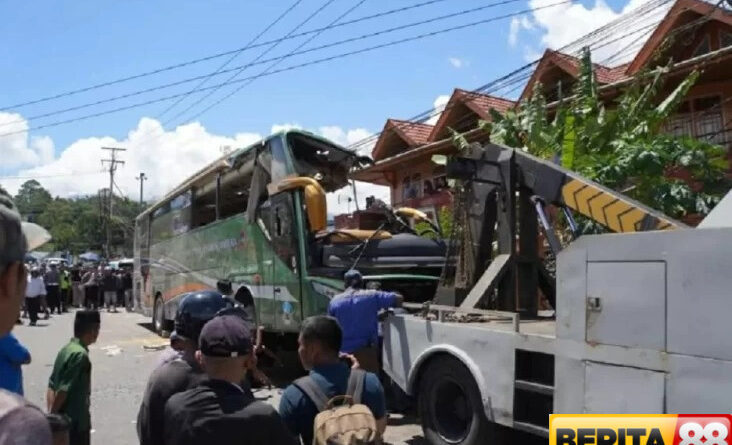 tragedi bus als 12 orang tewas ternyata busnya bodong