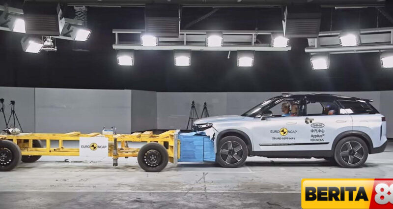 uji benturan jaecoo j7 raih 5 bintang dari euro ncap