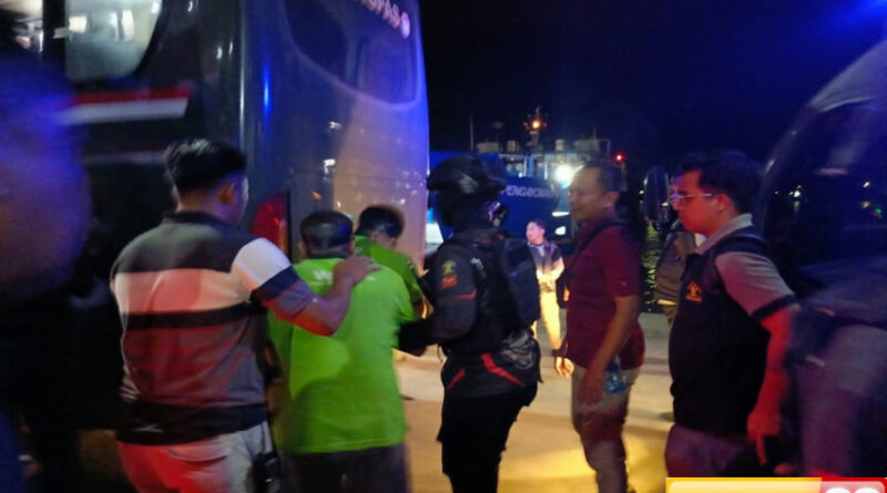 usai kerusuhan 56 warga binaan lapas muara beliti dipindah ke nusakambangan