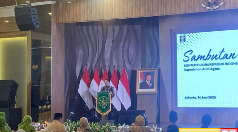 2500 kader muslimat nu dilatih paralegal menkum kita ingin bentuk 7000 posbankum