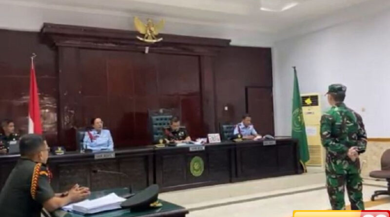 bunuh wartawati di banjarbaru terdakwa prajurit tni al divonis seumur hidup