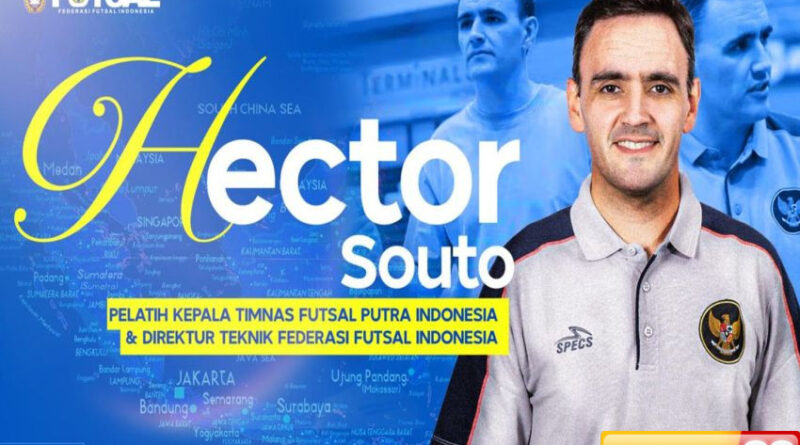 ffi umumkan peran strategis hector souto sebagai pelatih kepala direktur teknik futsal indonesia