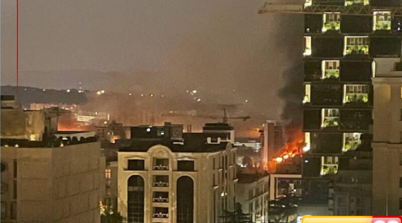 giliran israel bombardir markas besar pertahanan iran menhan zionis teheran terbakar