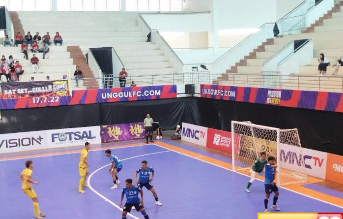 hasil pro futsal league series malang cosmo jne gilas moncongbulo 1 5