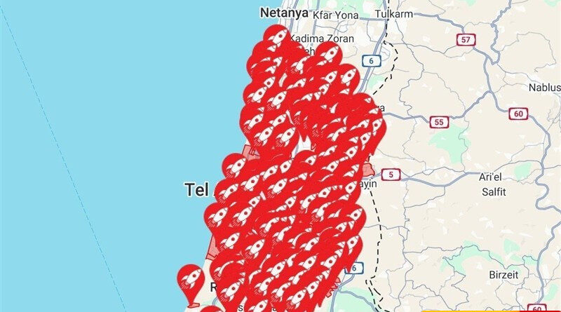 iran luncurkan gelombang serangan baru sirene rudal menyala di seluruh israel