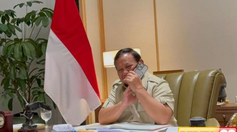 istana beberkan sinyal positif isi telepon presiden prabowo subianto dan donald trump 1