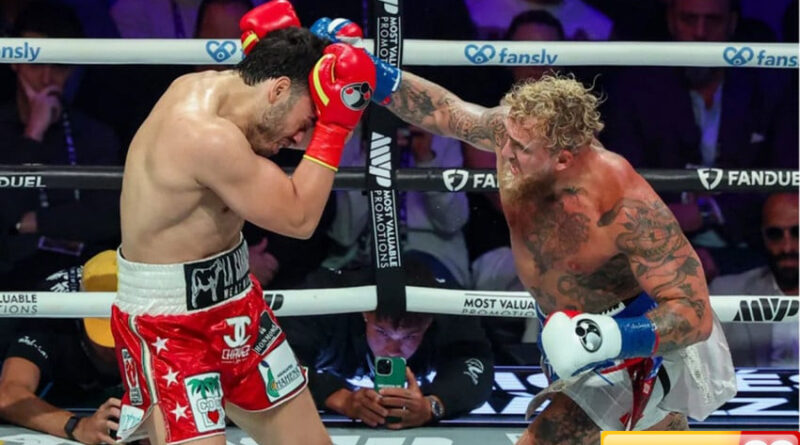 jake paul menang angka mutlak lawan chavez jr penonton kecewa