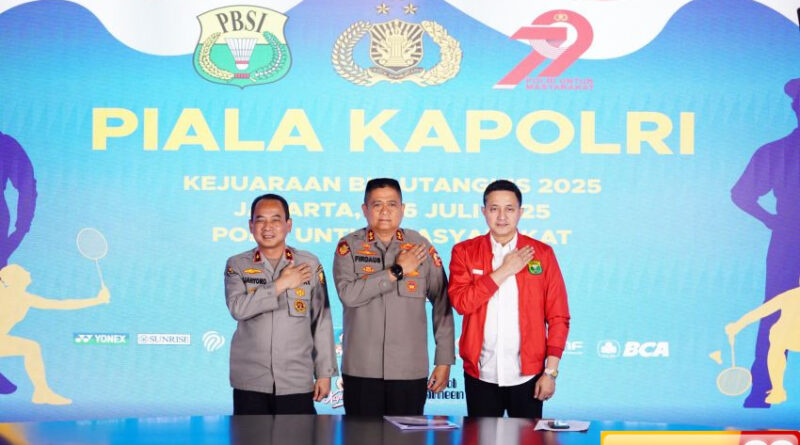 kejuaraan bulu tangkis kapolri cup 2025 digelar 547 peserta siap berlaga