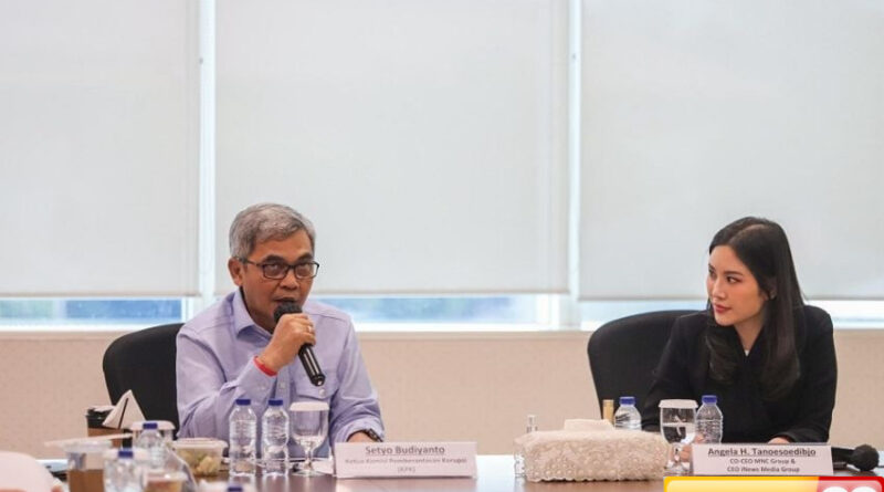ketua kpk ajak inews media group gencarkan informasi pencegahan korupsi