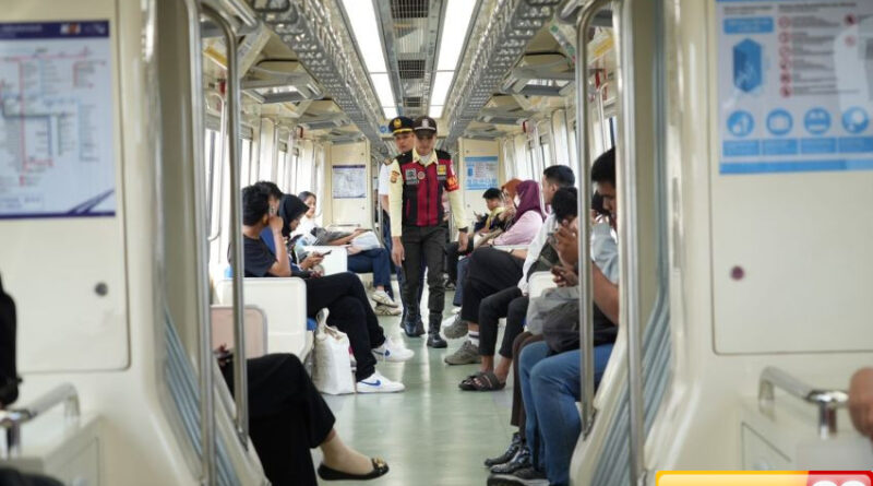 lrt jabodebek layani 181000 penumpang selama libur panjang kenaikan yesus kristus