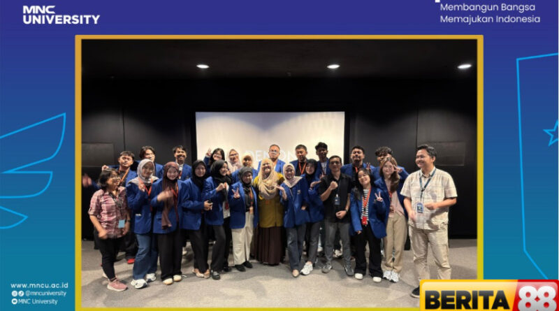 mahasiswa komunikasi mnc university belajar menulis skenario di mnc pictures