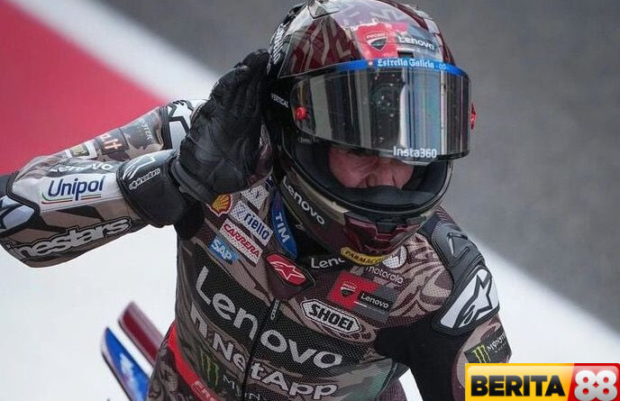 marc marquez tercepat di latihan bebas 1 motogp belanda 2025 meski sempat kecelakaan