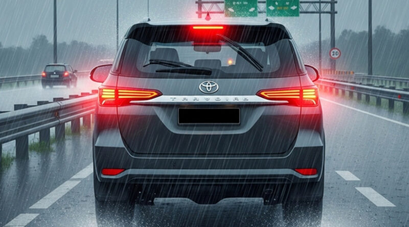 niat baik yang membawa maut mengapa menyalakan lampu hazard saat hujan justru membahayakan