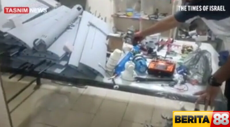 pabrik drone israel di iran digerebek pasukan garda revolusi