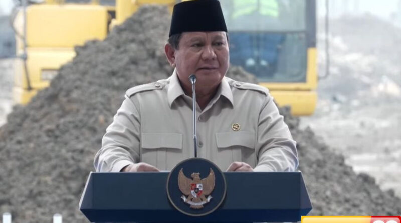 prabowo resmikan proyek baterai kendaraan listrik terintegrasi nilai investasi hampir rp100 t