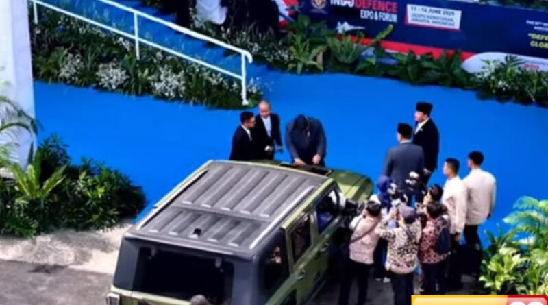 presiden prabowo luncurkan rantis maung mv 3 listrik buatan pindad bernama pandu