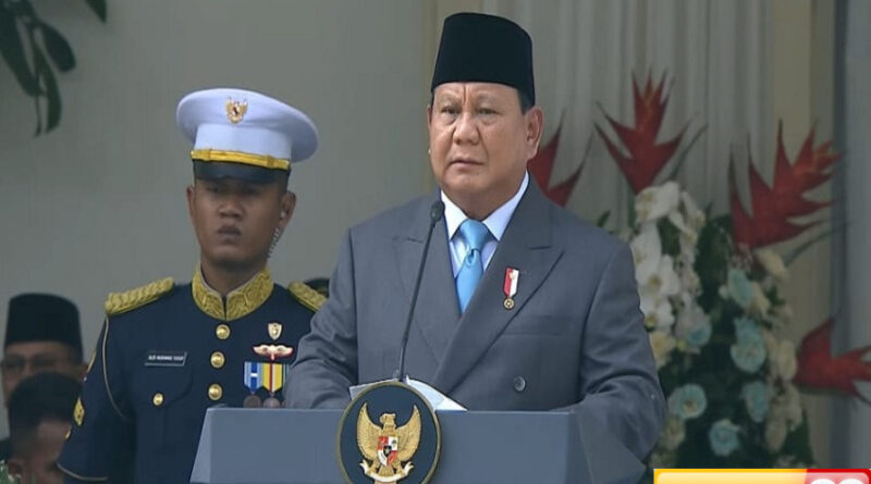 presiden prabowo pancasila jangan hanya jadi mantra dan slogan