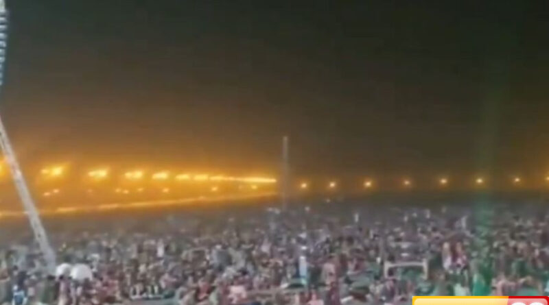 rakyat palestina yaman dan lebanon gelar perayaan saat iran serang israel