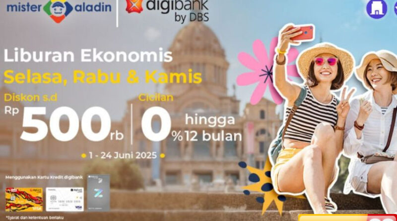 rencana liburan jadi makin nyata diskon sd rp500000 dan cicilan 0