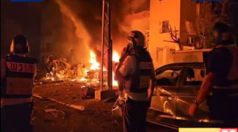 rudal rudal iran tembus jantung israel sudah 16 warga zionis tewas