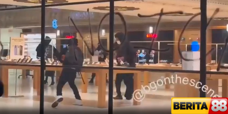 sejumlah toko dan restoran dijarah saat kerusuhan los angeles 500 marinir as berjaga