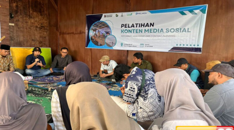 ajarkan warga jadi kreator konten pelindo promosikan desa wisata senteluk lombok