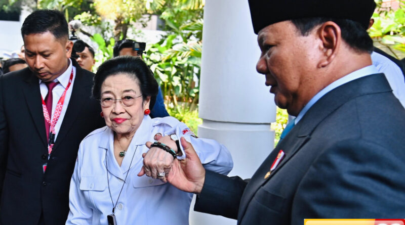 di depan puan prabowo sebut pdip dan gerindra kakak adik