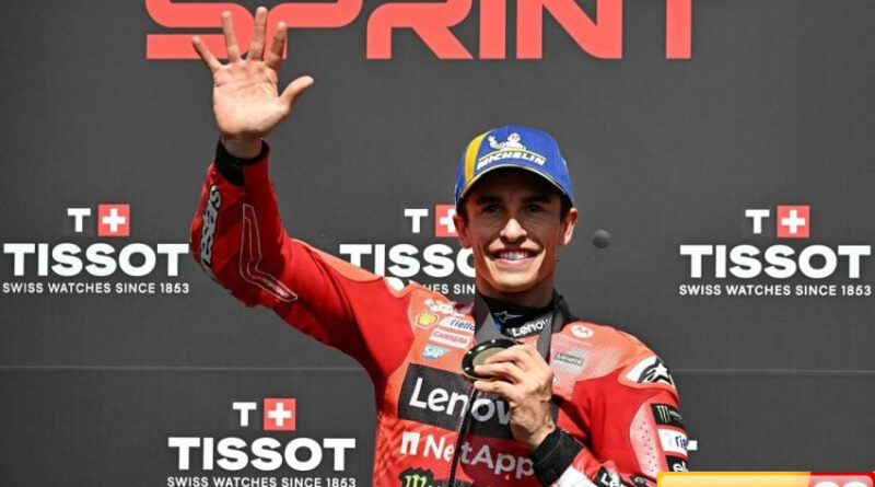 drama lap terakhir marc marquez juara sprint race motogp ceko 2025