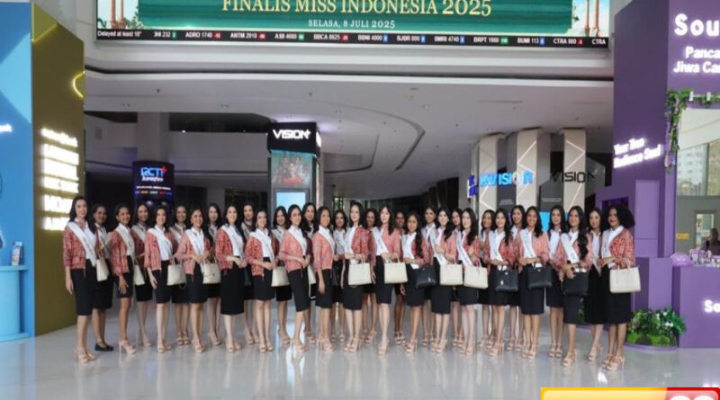finalis miss indonesia 2025 kunjungi inews tower bahas dunia jurnalistik dan tantangan gen z