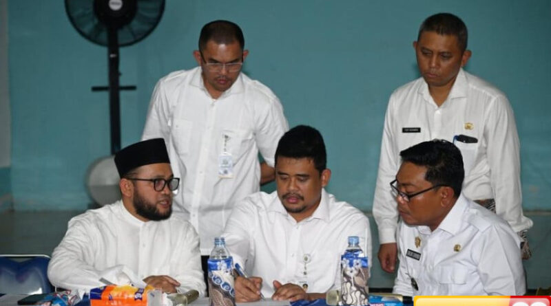 gubernur sumut bobby nasution mediasi pemkab deliserdang dan al washliyah sepakati pemakaian gedung sekolah bersama