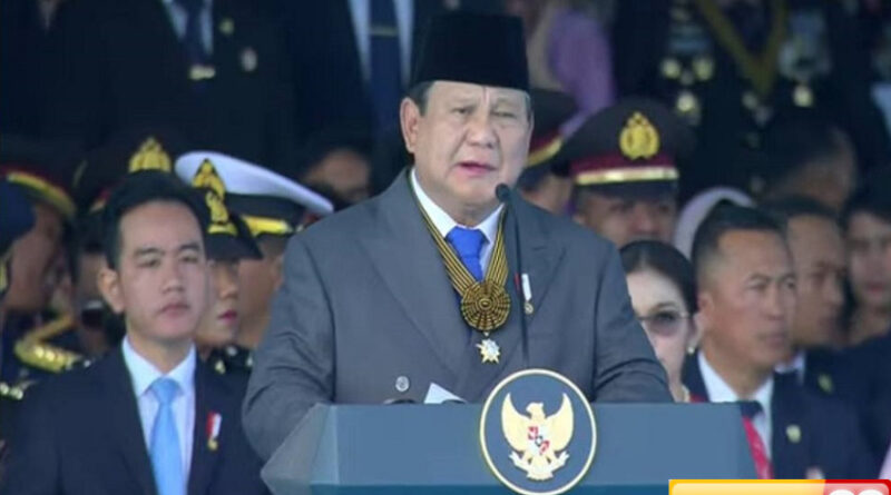 hut ke 79 bhayangkara prabowo terima kasih polri jaga stabilitas dan keamanan