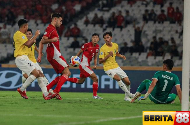 jens raven cetak gol ke 6 timnas indonesia hancurkan brunei 8 0