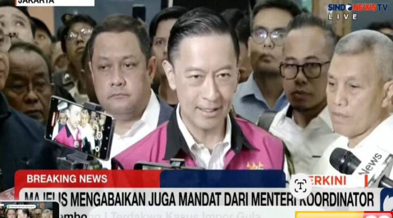 kerugian negara akibat korupsi impor gula era tom lembong sebesar rp19471 miliar