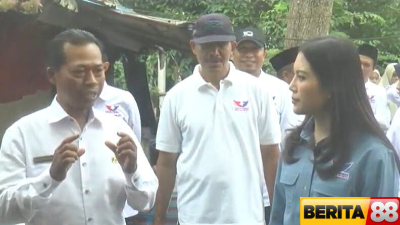 ketum partai perindo angela tanoesoedibjo panen ikan di lingsar lombok barat