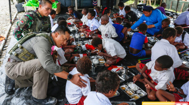 kogabwilhan iii gelar bakti sosial di desa batas batu nduga papua pegunungan