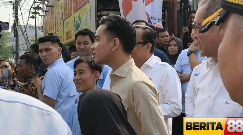 momen gibran kw ketemu wapres bisa ketawa bareng ya pak