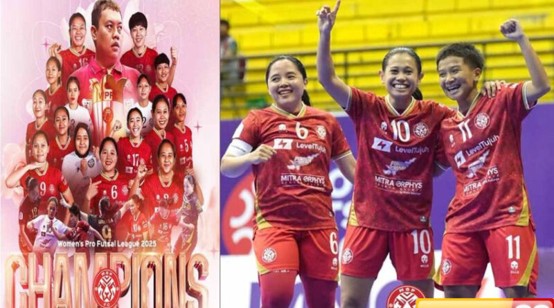 msp fc juara liga futsal profesional putri 2025