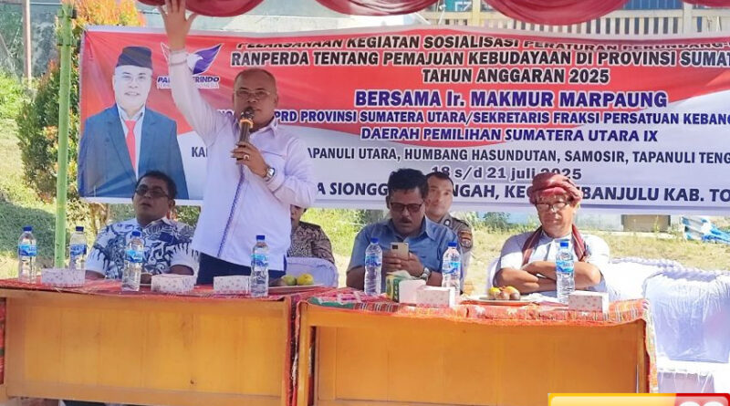 pacu pad dan lestarikan budaya lokal legislator partai perindo gencar sosialisasikan rancangan perda