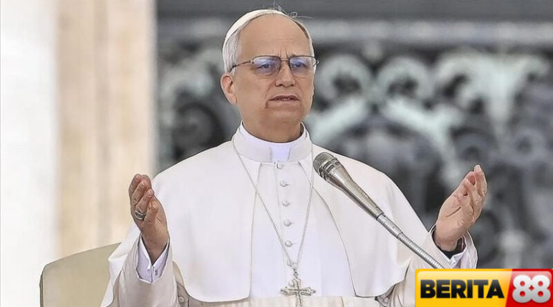 paus leo sangat berduka israel serang gereja gaza