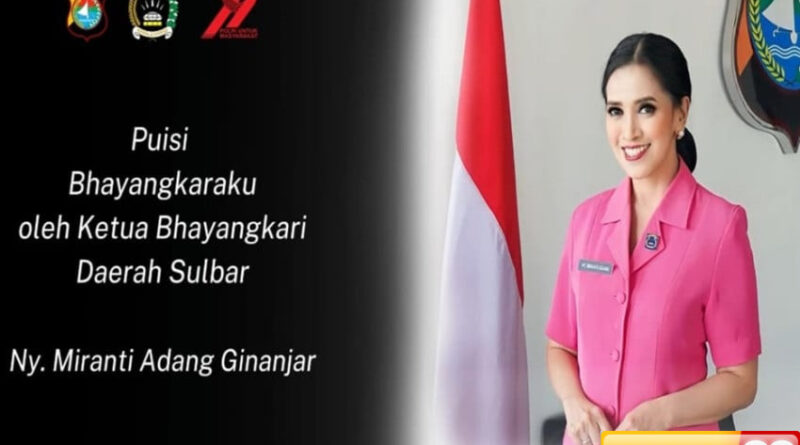 peringati hut ke 79 polri polda sulbar persembahkan puisi bhayangkaraku