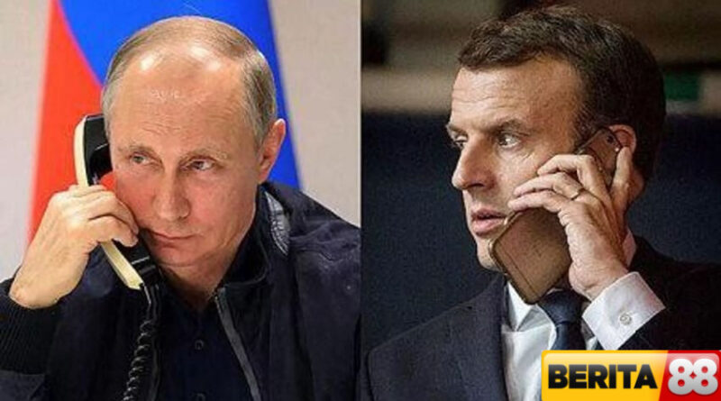 pertama sejak 2022 putin lakukan panggilan telepon dengan macron