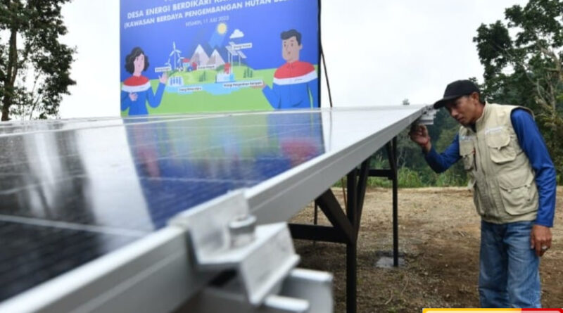pertamina patra niaga inisiasi desa energi berdikari di desa besakih
