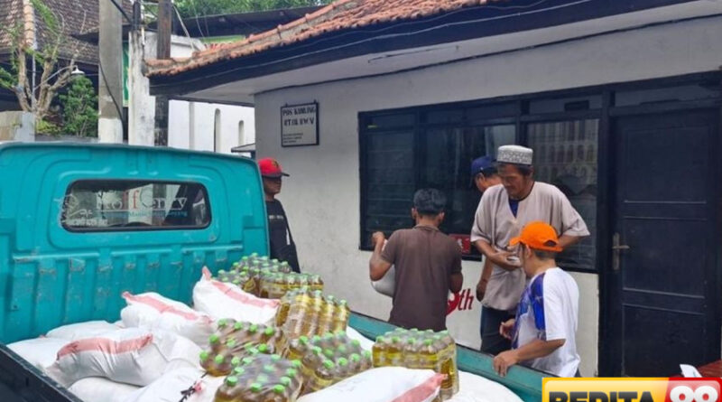 pesta rakyat dan bantuan sembako digelar naga baladika di semarang
